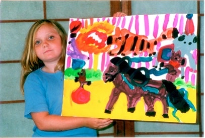 Circus Horse Watercolor