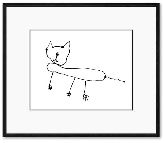 Line Cat print