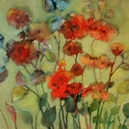 Antique Flowers by Artist Michelle Abrams