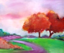 Two Trees by Artist Michelle Abrams